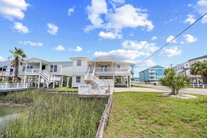 Exterior - 5 BR Channel Home Sleeps 15 Cherry Grove (North Myrtle Beach)