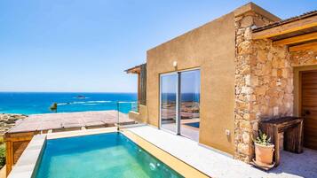 Classic-Villa, 1 Schlafzimmer, Meerblick | Eigener Pool