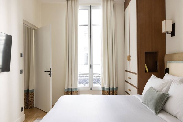 1 Schlafzimmer, Bügeleisen/Bügelbrett, kostenloses WLAN, Bettwäsche
