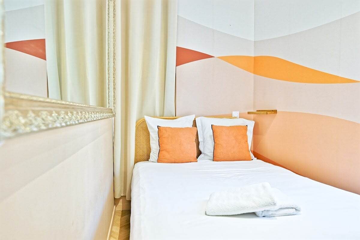 2 dormitorios, tabla de planchar con plancha, wifi y ropa de cama