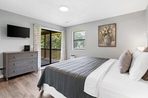 2 habitaciones, decoración personalizada y muebles diferentes