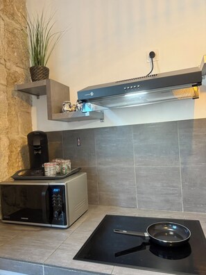 Mikrovågsugn och spishäll