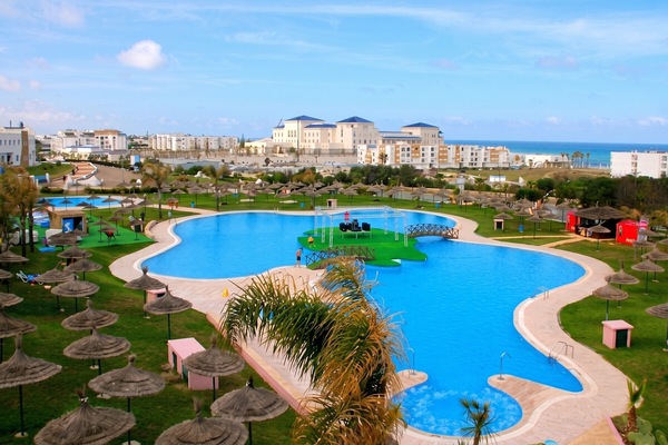 Vue sur piscine