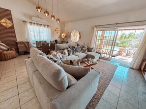 TV connectée, cheminée