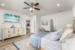 4 bedrooms, iron/ironing board, travel cot, free WiFi