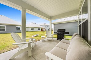 Terrace/patio - Walk2Beach & Pools, Family Friendly, Golf Cart, 4BR (Port St. Joe)
