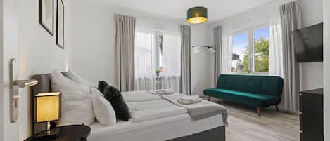 4 dormitorios, wifi, ropa de cama y accesible en silla de ruedas