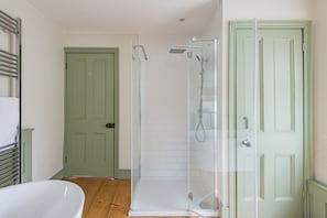 Shower, hair dryer