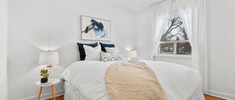 1 soverom, strykejern/-brett, wi-fi og sengetøy