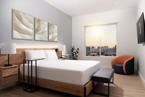 1 soverom, strykejern/-brett og sengetøy