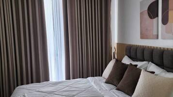 1 habitación, wifi y ropa de cama
