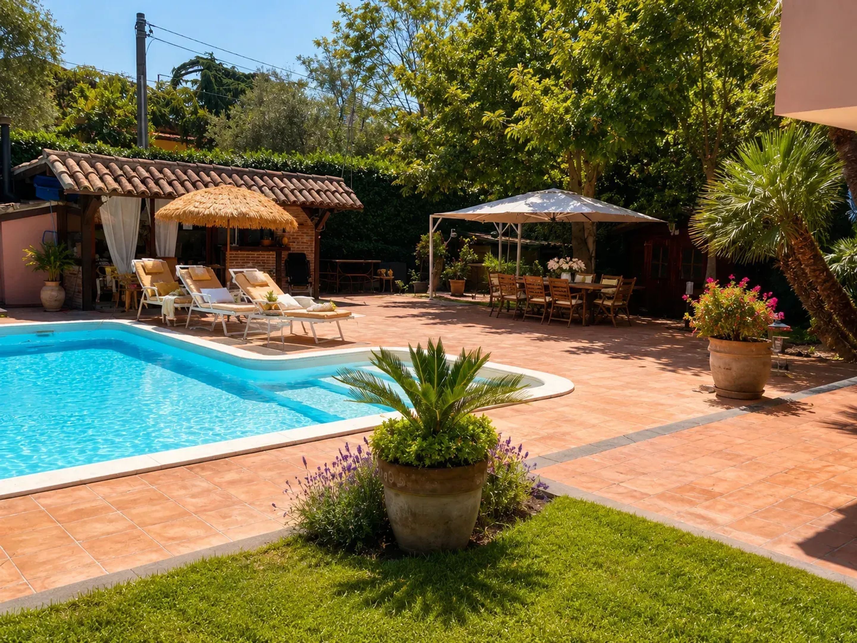 Swimming pool view