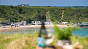 Accommodatie ligt op het strand