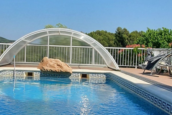 Vue sur piscine