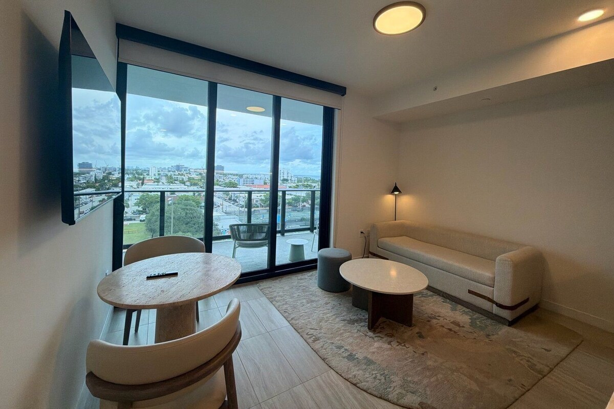 Luxury Apartment, 1 Bedroom, City View | Living area | Smart TV