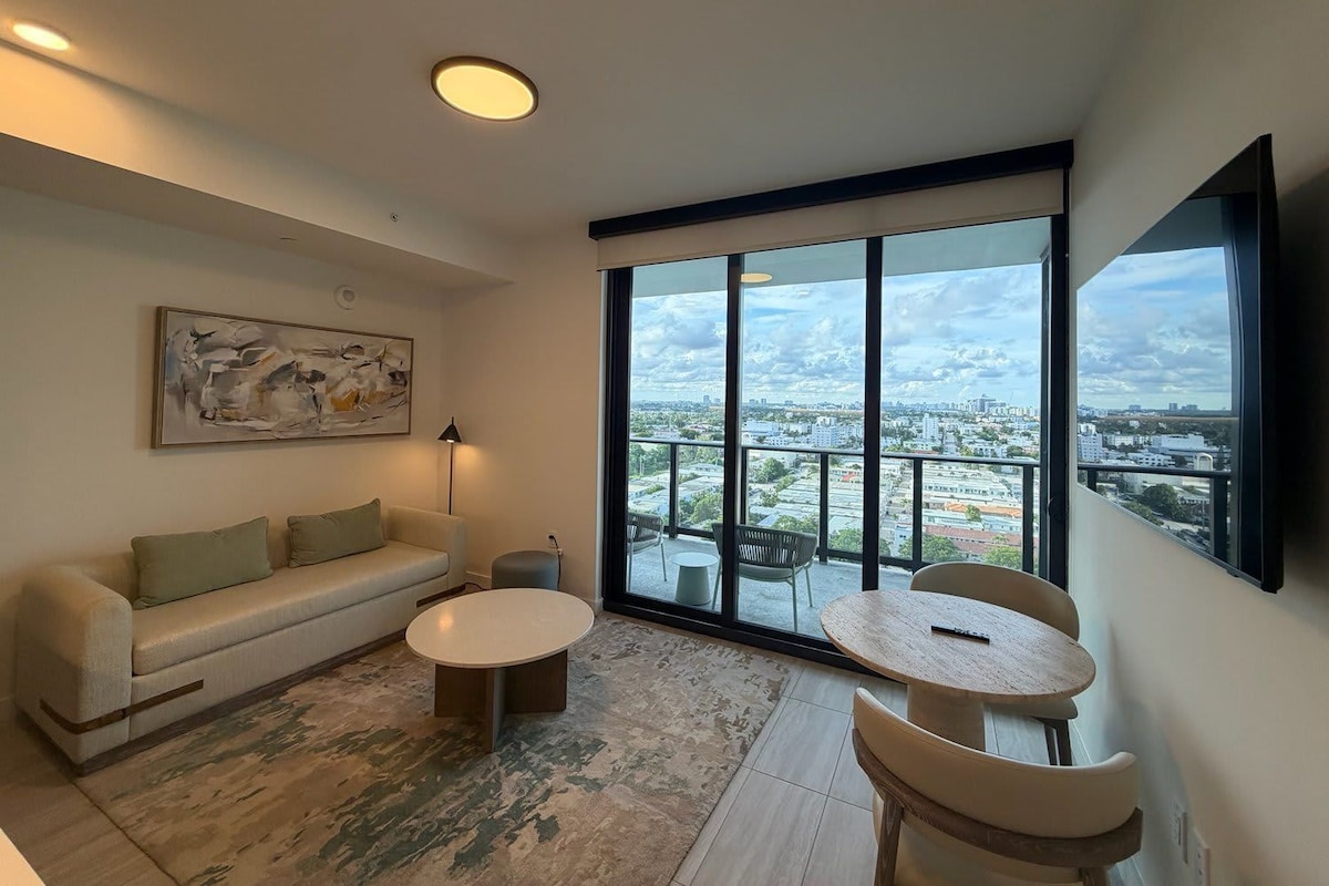 Apartment, City View | Living area | Smart TV