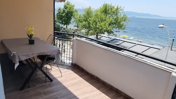 Classic-Apartment, Balkon, Strandblick | Balkon