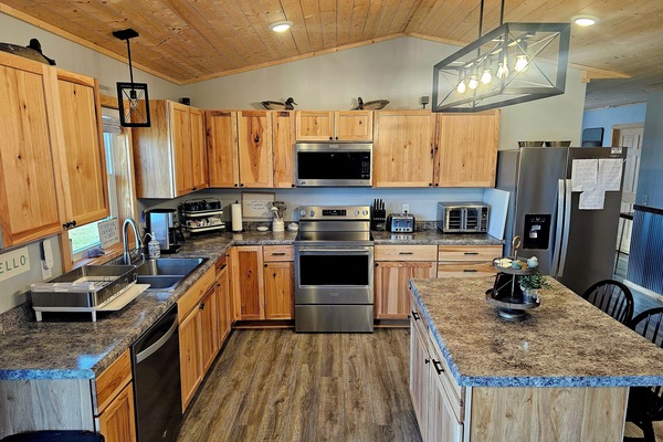 well stocked open layout