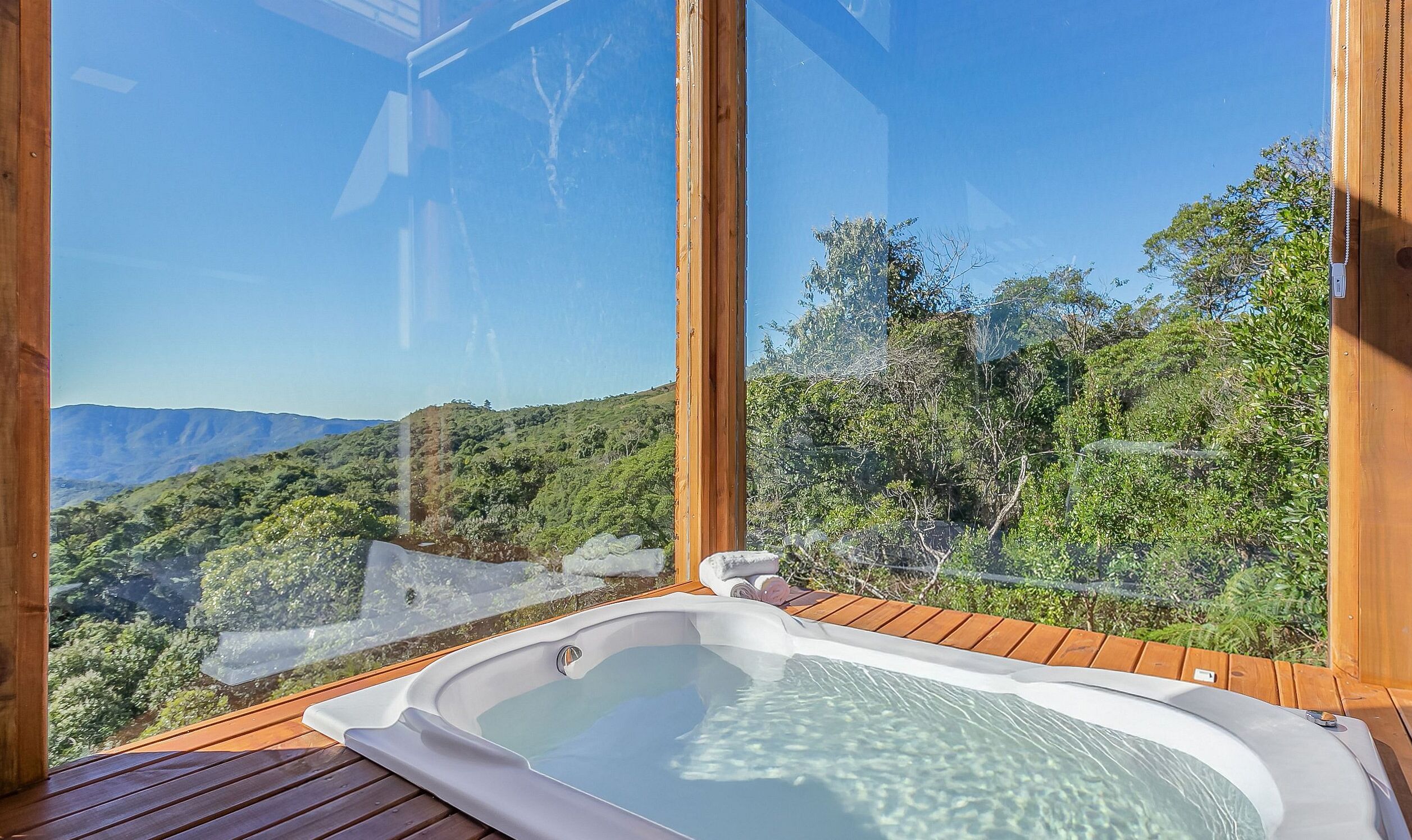 Chalet | Bain à remous intérieur