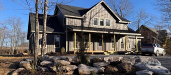 Spacious NEW 5-bedroom house with indoor POOL, EV Charger in charming McHenry