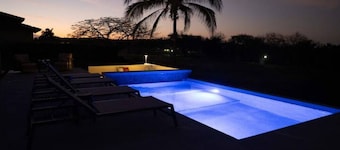 Ocean View 3 bed, 3 bath. Private pool. Steps to the beach in gated community