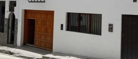 Voorkant van accommodatie