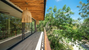 Penthouse de lujo, vista al jardín | Terraza o patio