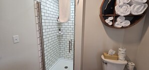 Hair dryer, towels