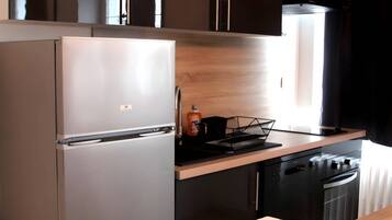Apartment | Private kitchen | Fridge, microwave, oven, dishwasher