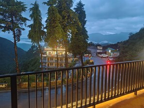 Uitzicht vanaf balkon