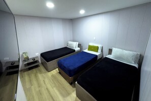 Free WiFi, bed sheets