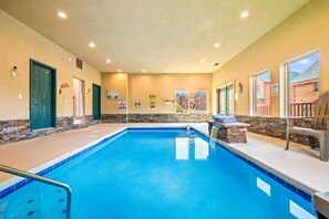 Indoor pool, a heated pool