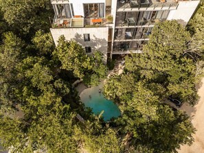 Exterior - Top-Floor Condo w/ Private Balcony and Pool, High Speed Wi-Fi (Tulum)