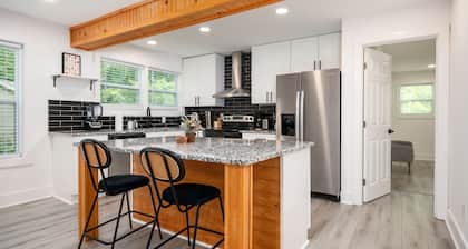 Chic 3BR Bungalow w/ Screened Porch & Patios