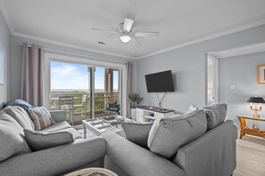 Smart TV, DVD player, books, video library