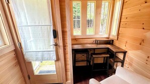 Unclassified image, 2 of 13, button - Have a blast in the Redwoods, then relax in tiny home comfort! (Hiouchi)