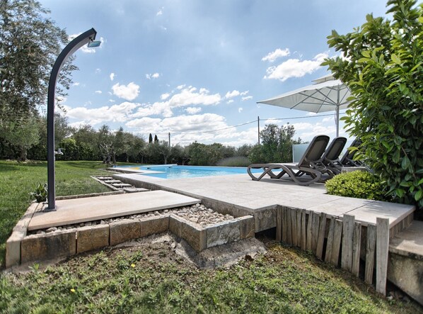 Opvarmet pool