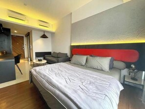 1 bedroom, WiFi, bed sheets - Ruby Apartment #5 (Sleman Regency)