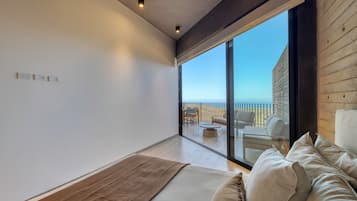 Luxury-Apartment, Balkon, Stadtblick