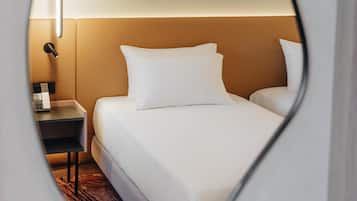 In-room safe, desk, blackout curtains, soundproofing