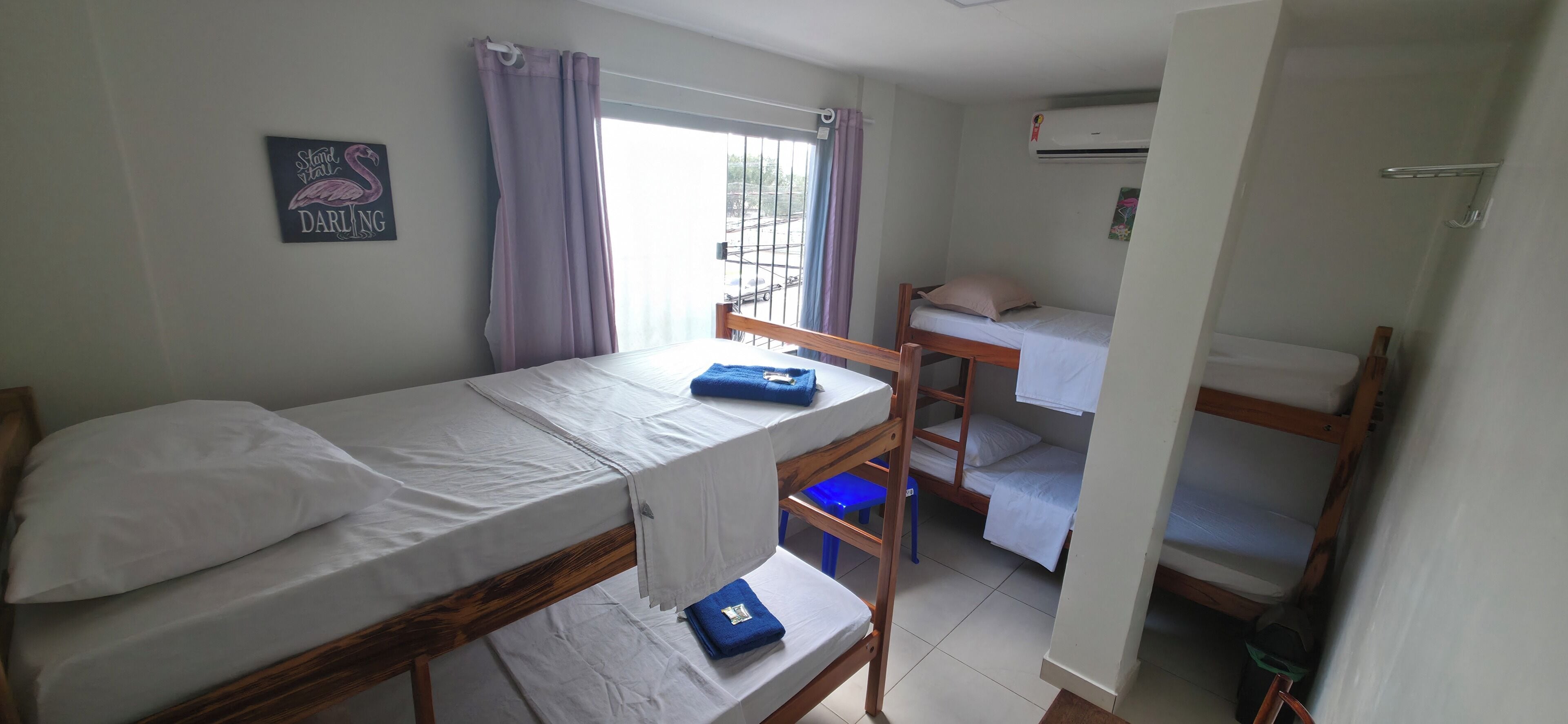 Economy Quadruple Room, City View | Iron/ironing board, free WiFi, bed sheets
