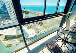 Comfort Studio Suite, Beach View | Balcony view - Alliance Palace Aparthotel (Batumi)