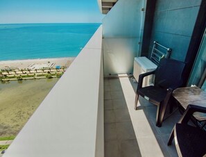 Comfort Apartment, Beach View | Terrace/patio - Alliance Palace Aparthotel (Batumi)