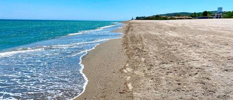 Plage à proximité, serviettes de plage