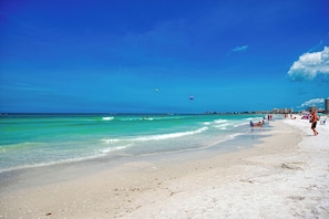 On the beach