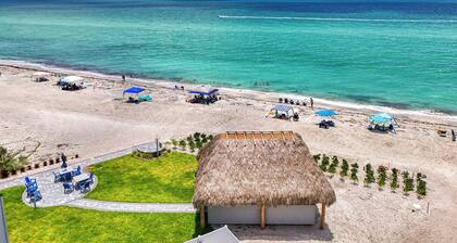 Saltwater Serenity | Beachfront w/ Pool, Walk to Restaurants & Live Music