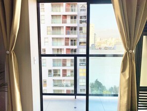 Comfort appartement, uitzicht op de stad | Balkon