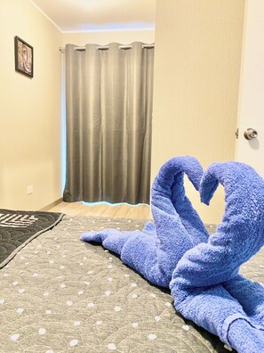 Comfort appartement, uitzicht op de stad | Verduisterende gordijnen, gratis wifi