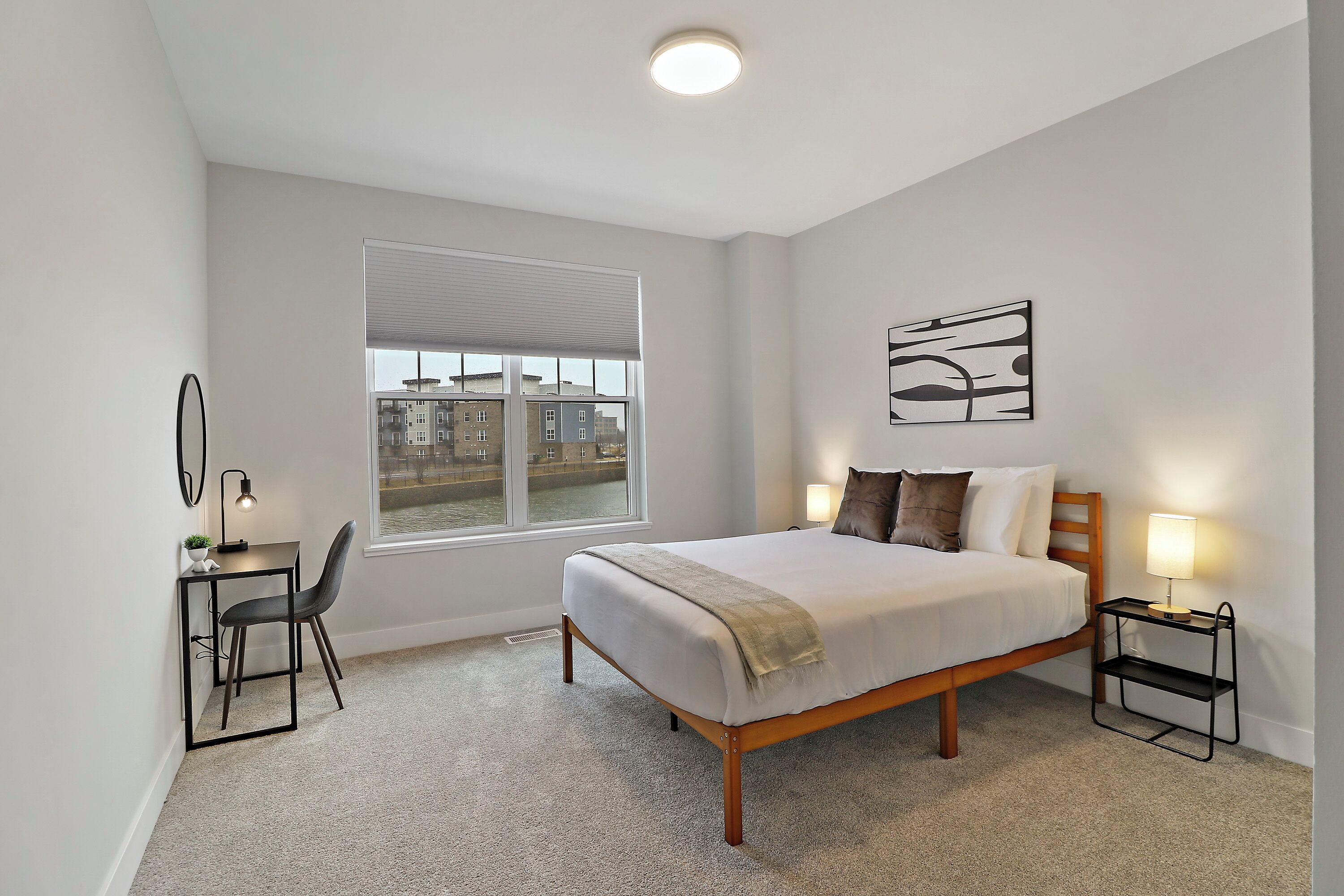 Family Apartment, Multiple Beds, Lake View | Desk, laptop workspace, iron/ironing board, free WiFi