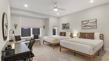 Family Apartment, Multiple Beds, Lake View | Desk, laptop workspace, iron/ironing board, free WiFi